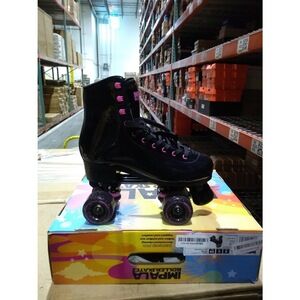 Impala Rollerskates Girl's Impala Quad Skate,Black Holographic 8